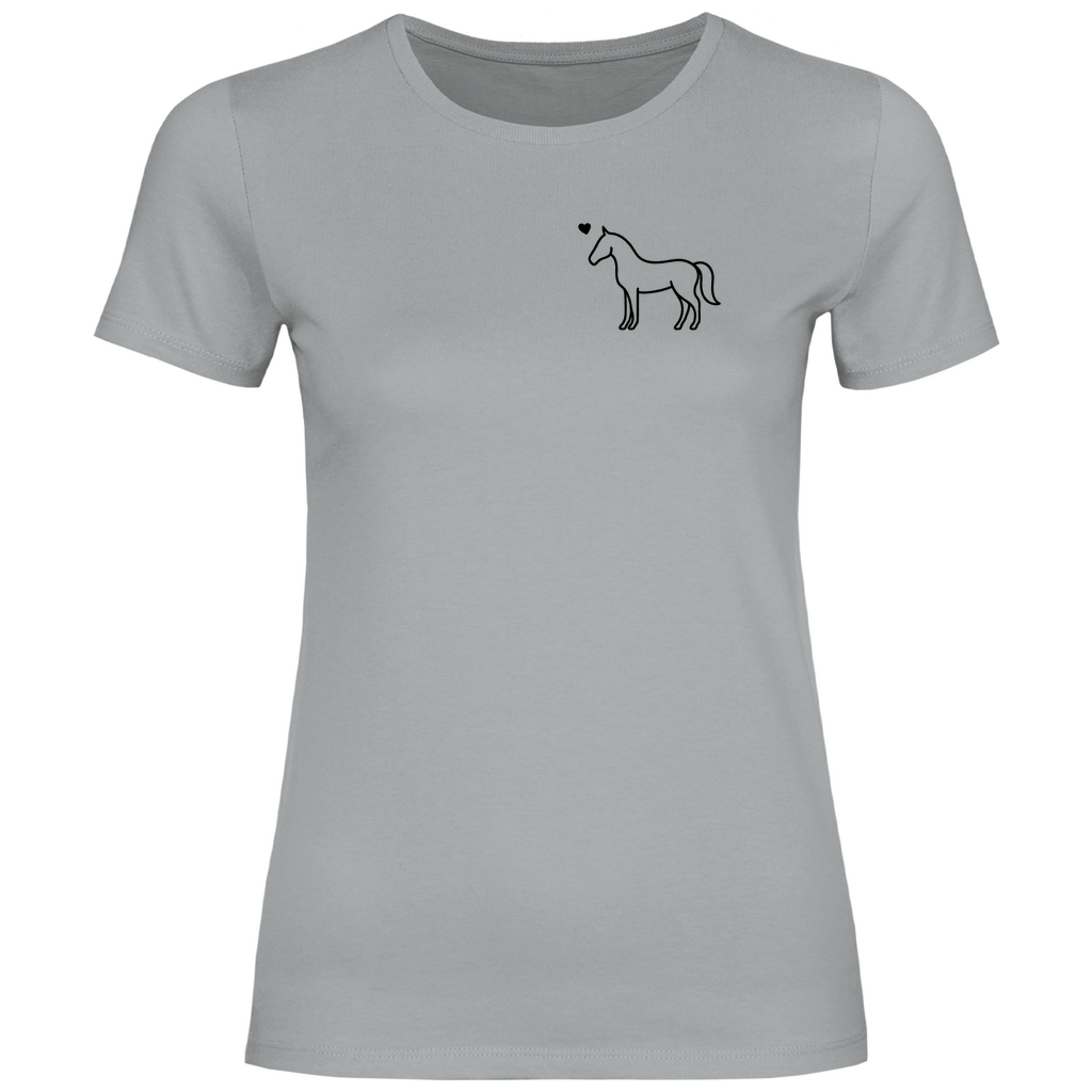 Eleganz mit Herz - T-Shirt für Damen