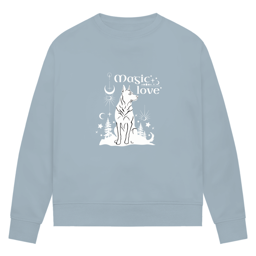 Magic Love -  Bio Sweatshirt für Damen