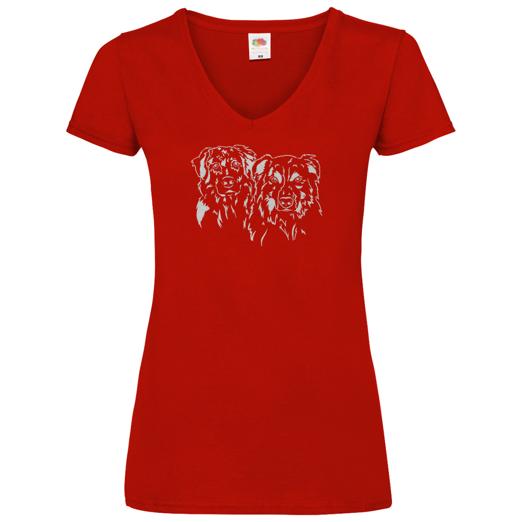 Aussie Love - V-Shirt für Damen