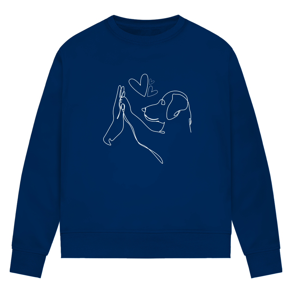 Wahre Liebe - Bio-Sweatshirt für Damen