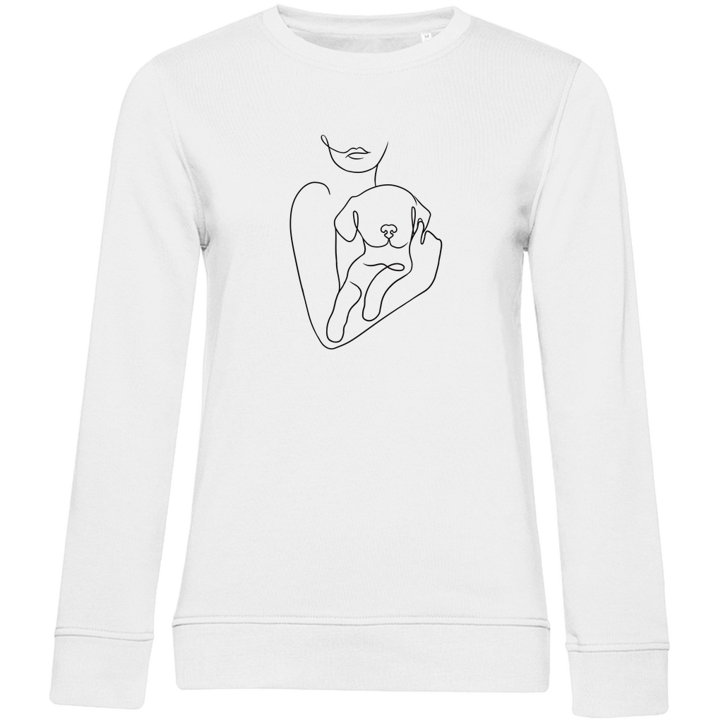 Welpenliebe - Bio-Sweatshirt für Damen