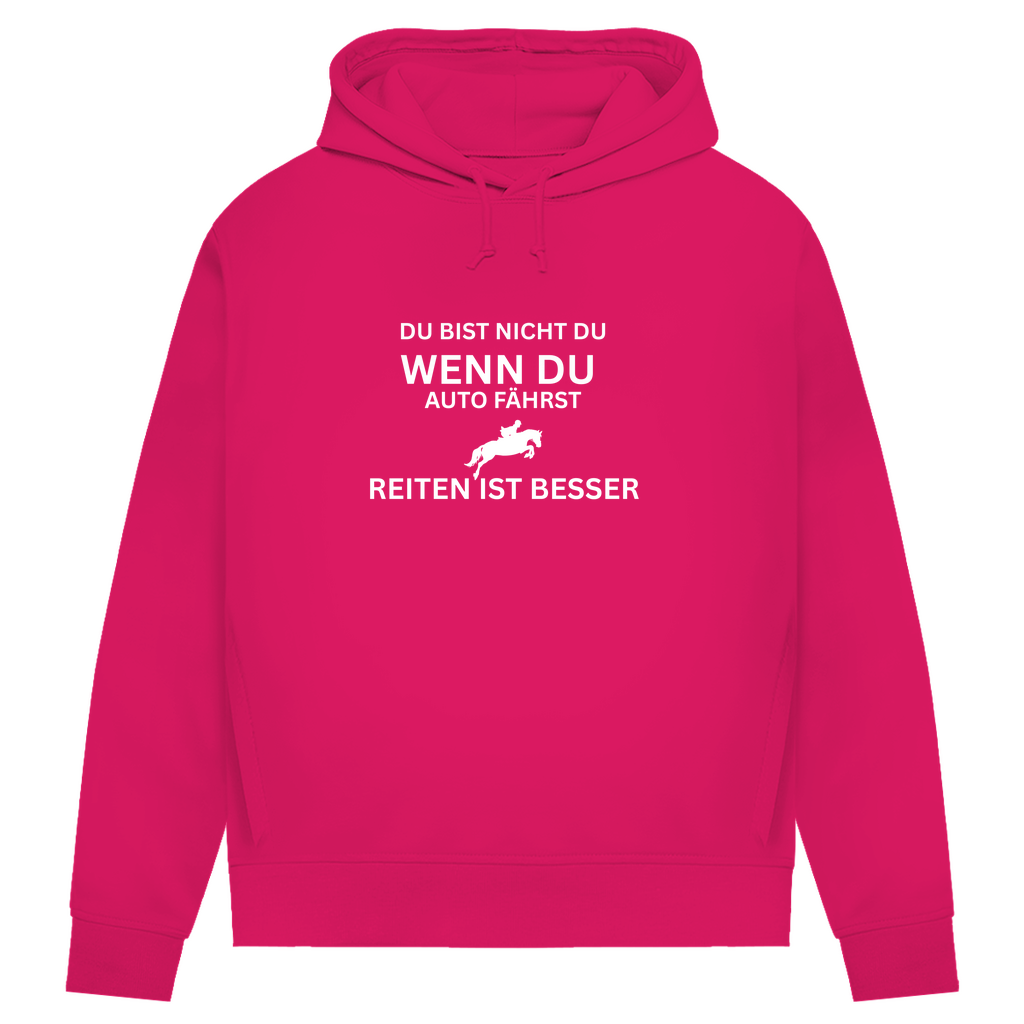 Reiten ist besser - Bio-Hoodie für Damen