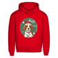 Wuff und Weihnachten - Bio-Hoodie für Herren