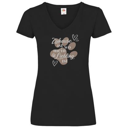 Liebling - V-Shirt für Damen