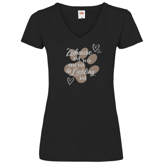 Liebling - V-Shirt für Damen
