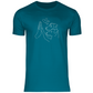 Herren T-Shirt Doppeltes Glück