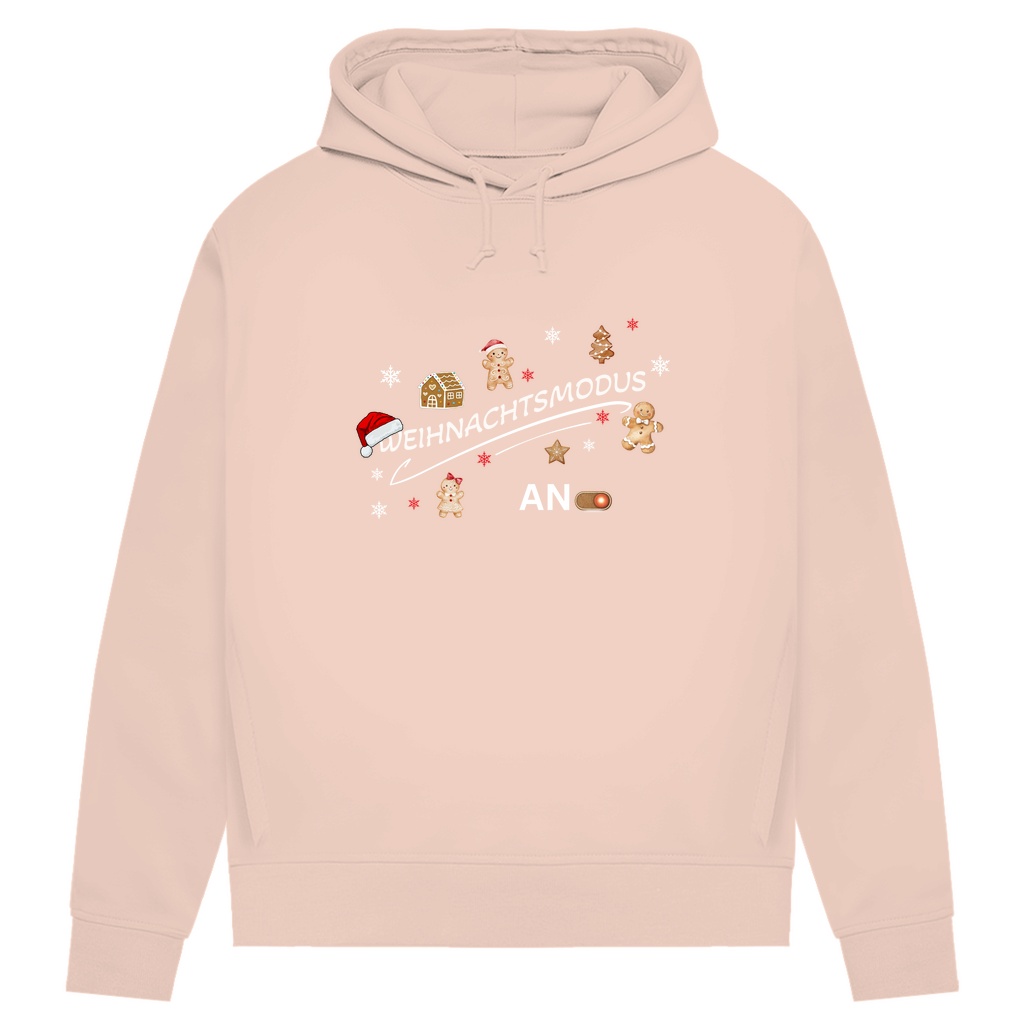 Weihnachtsmodus - Bio-Hoodie für Damen