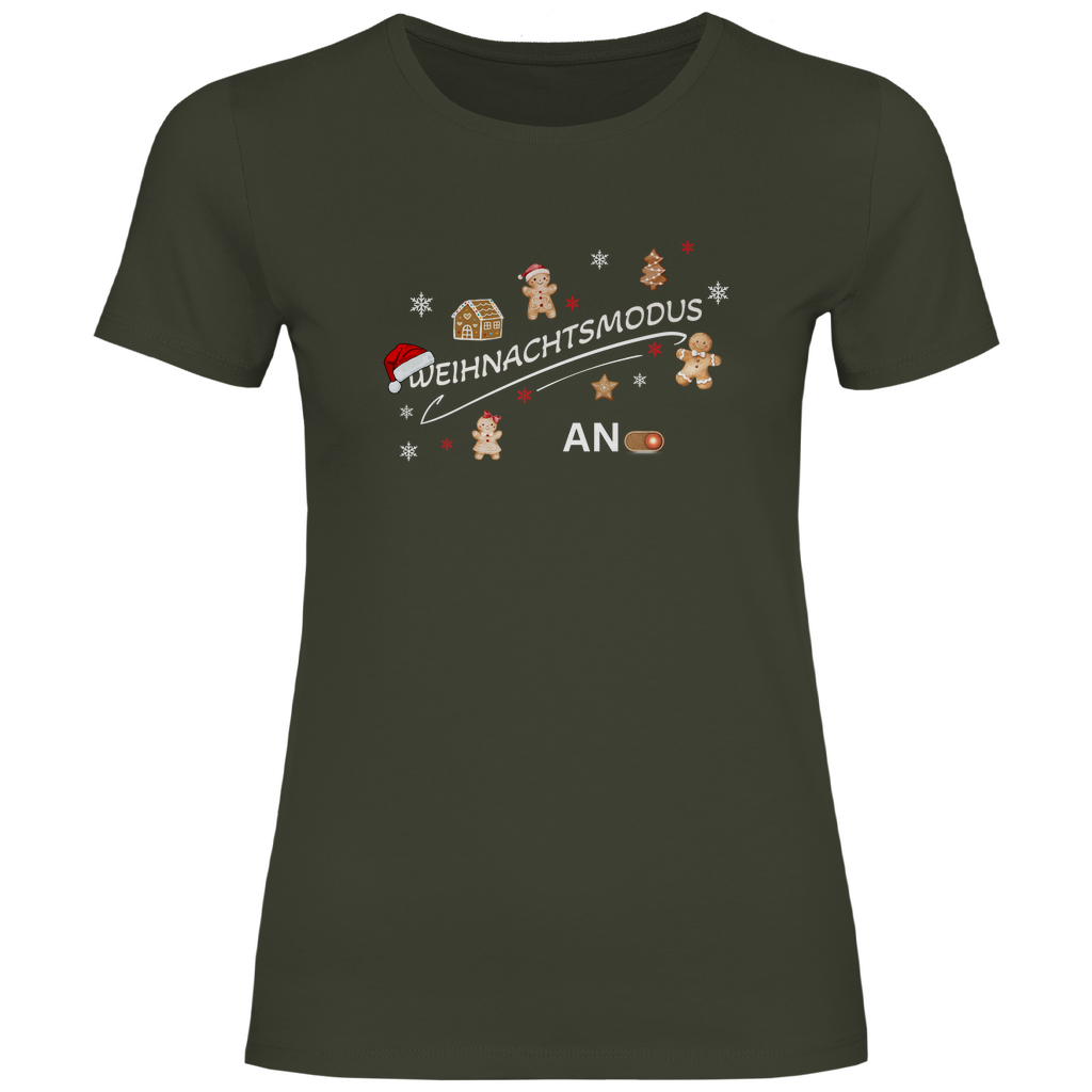 Weihnachtsmodus - T-Shirt für Damen