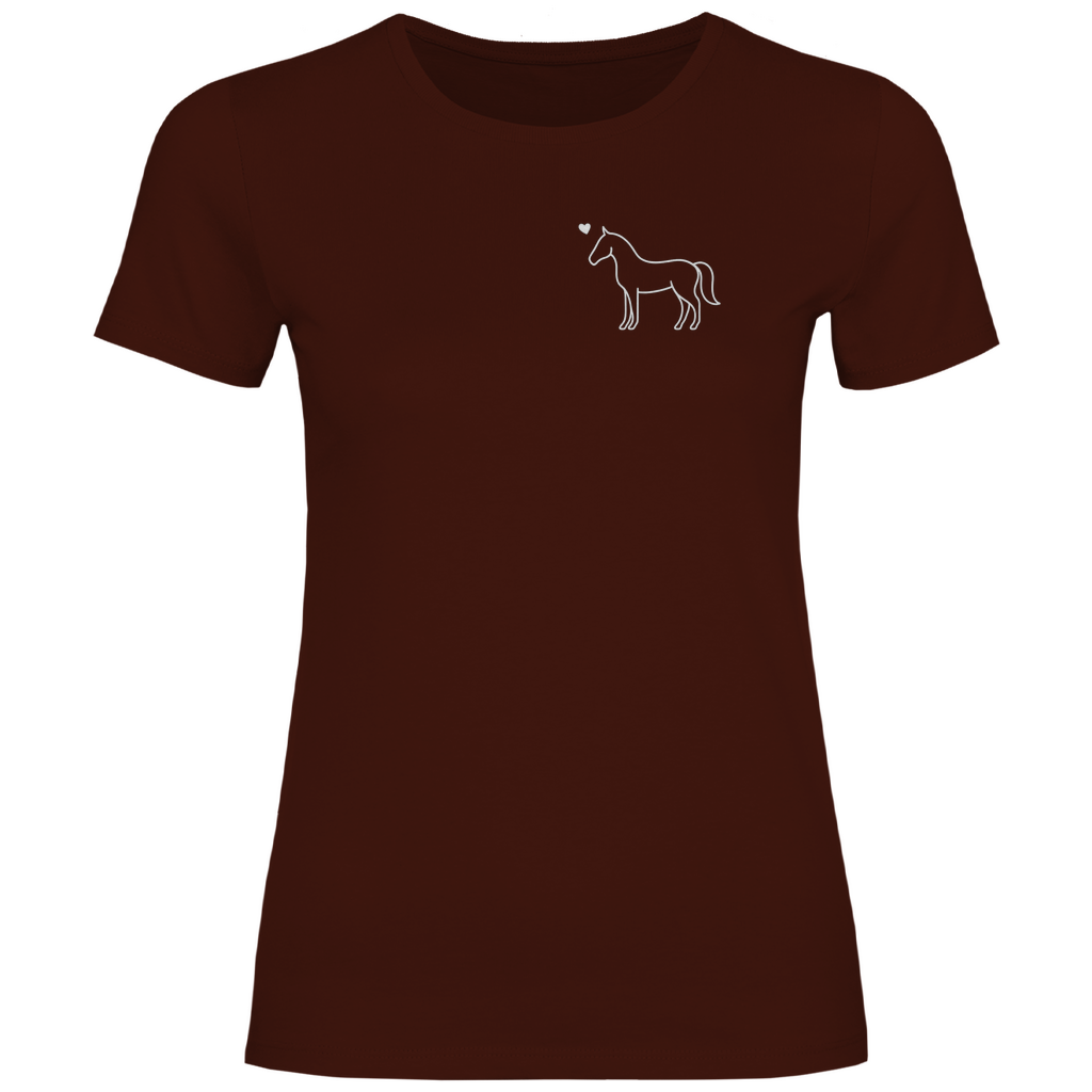 Eleganz mit Herz - T-Shirt für Damen