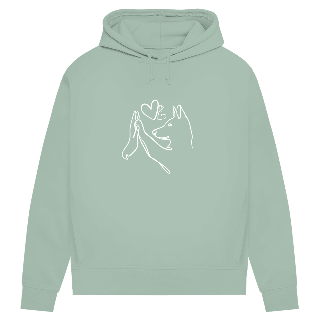 Wahre Liebe Stehohren - Bio-Hoodie für Damen