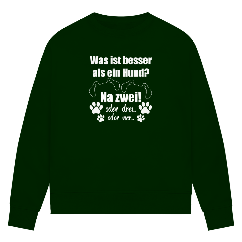 Je Mehr Desto Besser - Bio-Sweatshirt für Damen