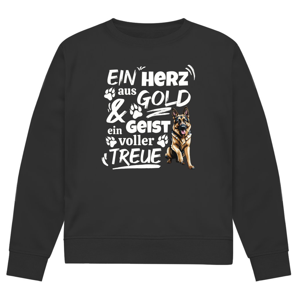 Herz aus Gold - Bio-Sweatshirt für Herren