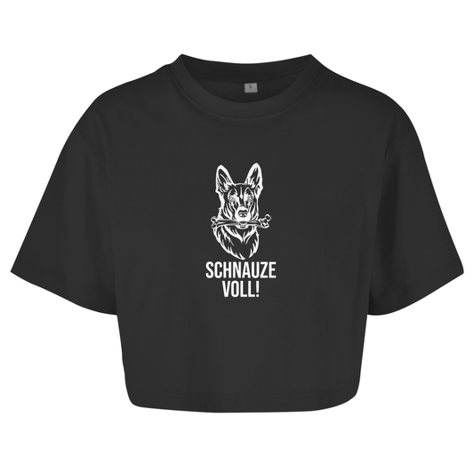 Schnauze Voll - Oversize Crop Top für Damen