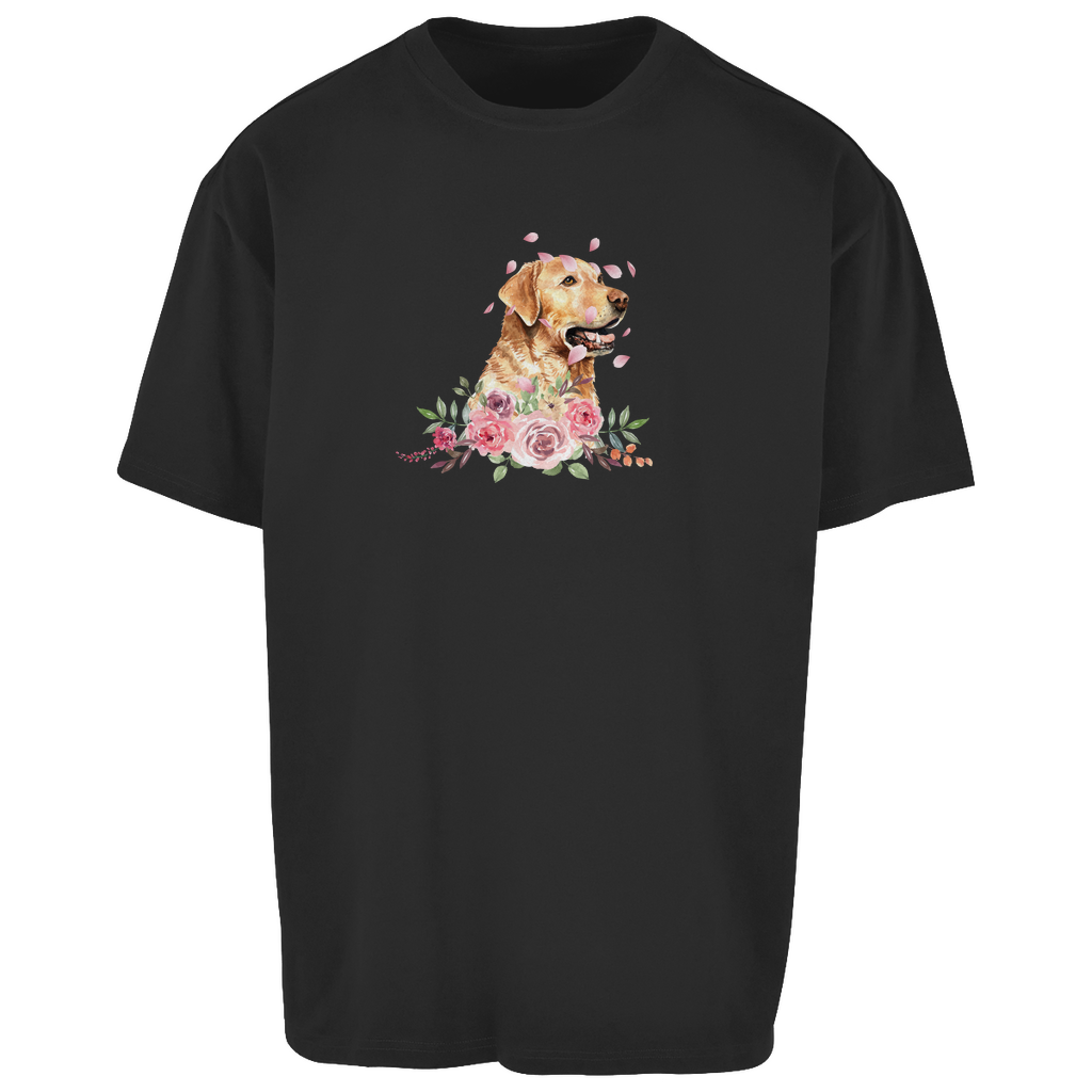 Flower Labrador - Oversize T-Shirt Unisex