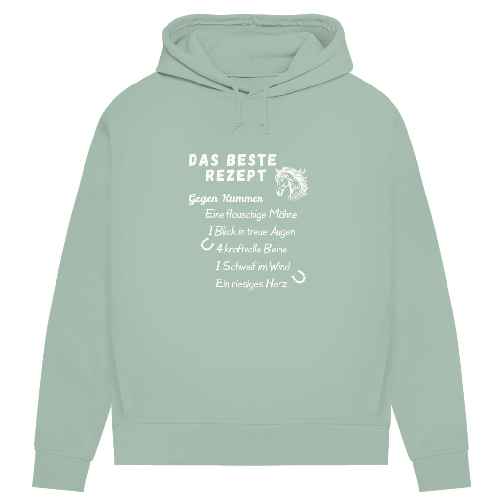Herzensrezept - Bio-Hoodie für Damen