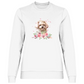 Flower Malteser - Sweatshirt für Damen