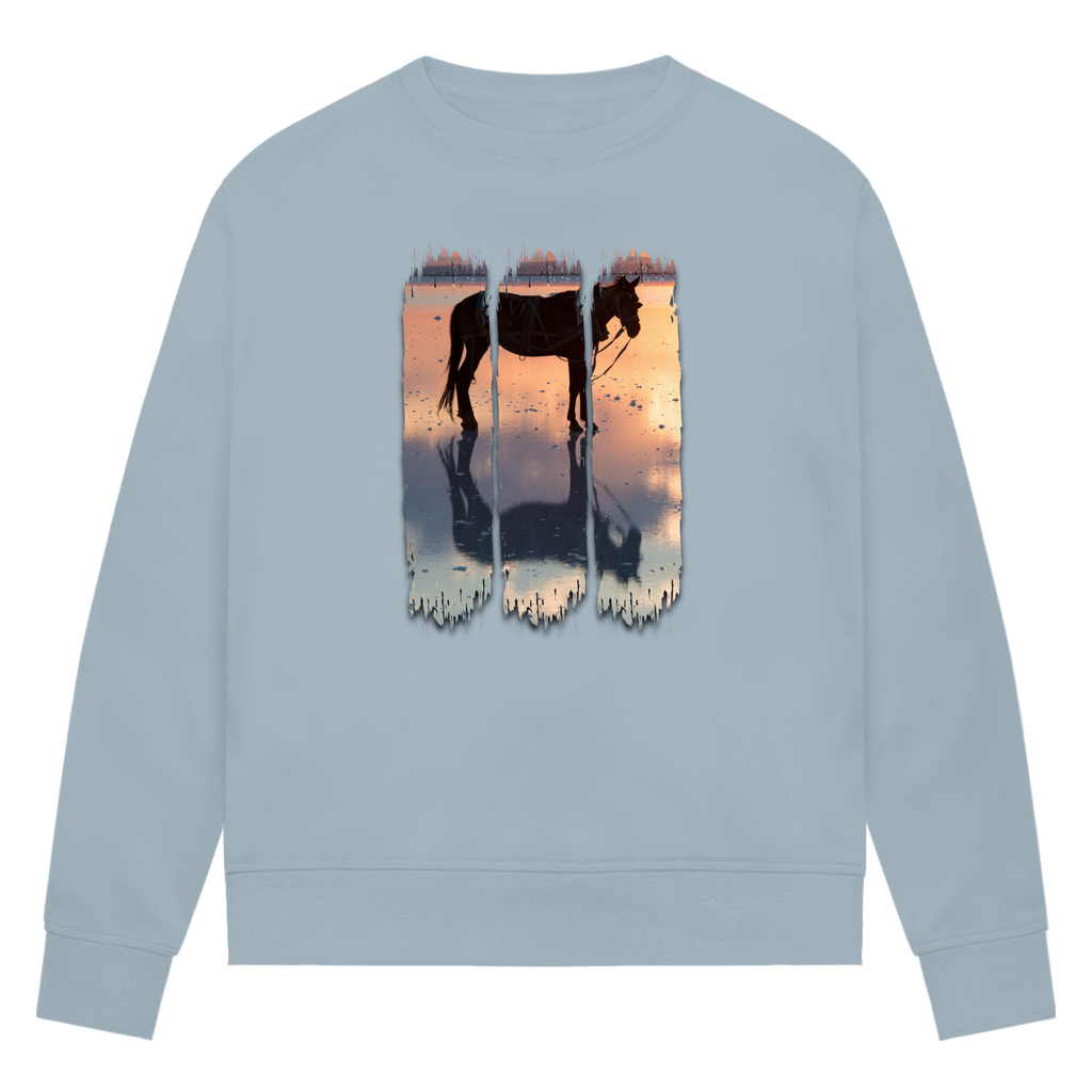 Magic Sunset - Bio-Sweatshirt für Damen