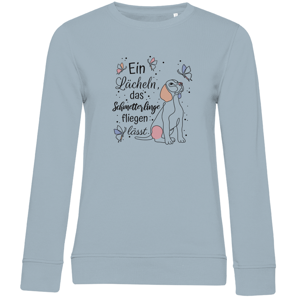 Schmetterlinge - Bio-Sweatshirt für Damen