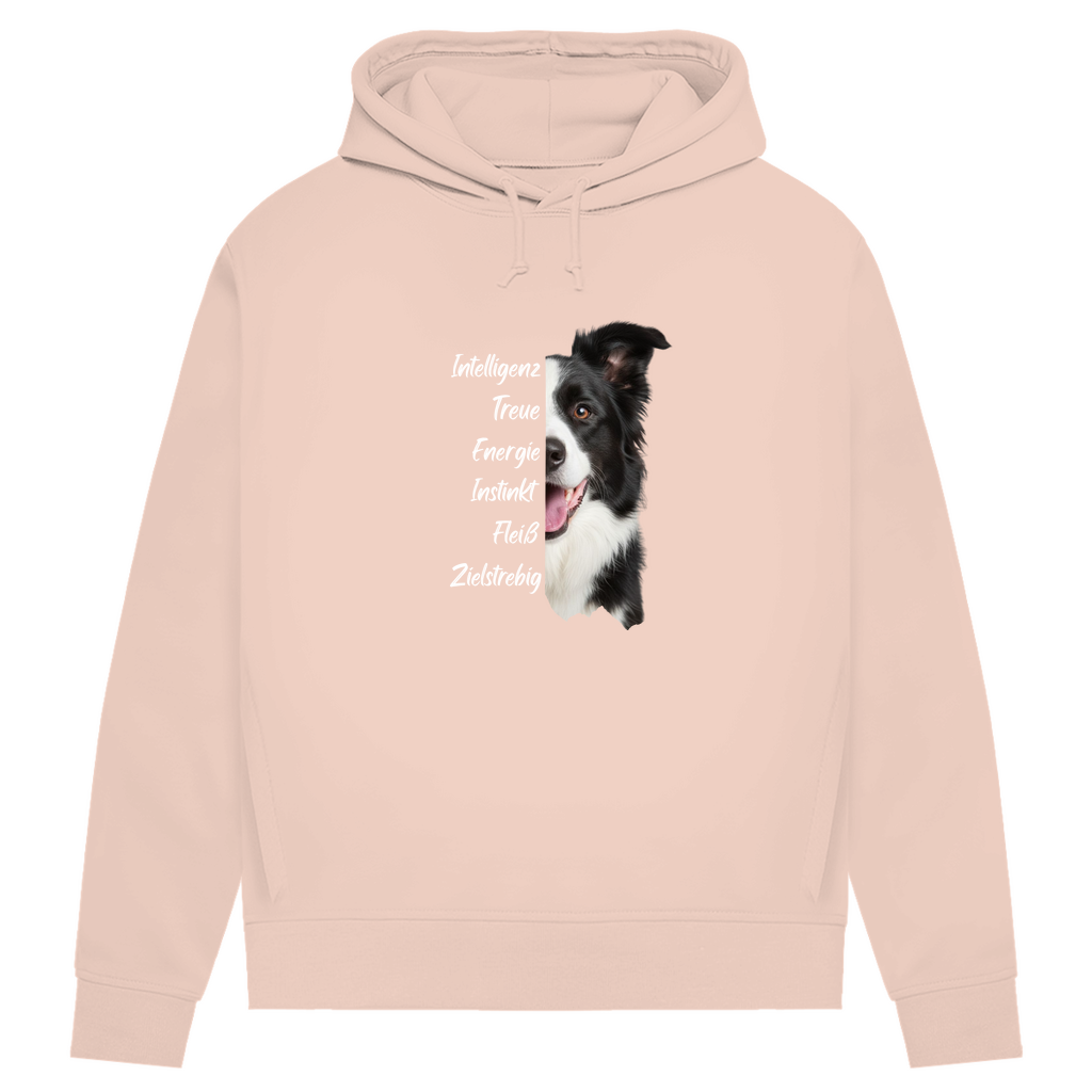 Border Collie- Bio-Hoodie für Damen