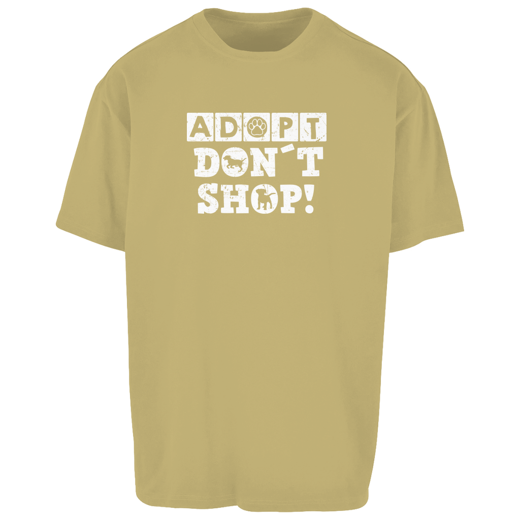 Adopt Don't Shop - Oversize T-Shirt - Unisex