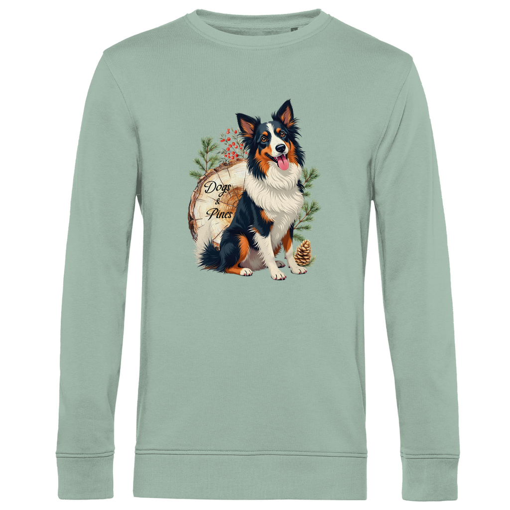 Dogs & Pines - Bio-Sweatshirt für Herren-Weihnachten