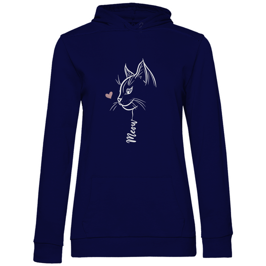 Meow - Hoodie für Damen