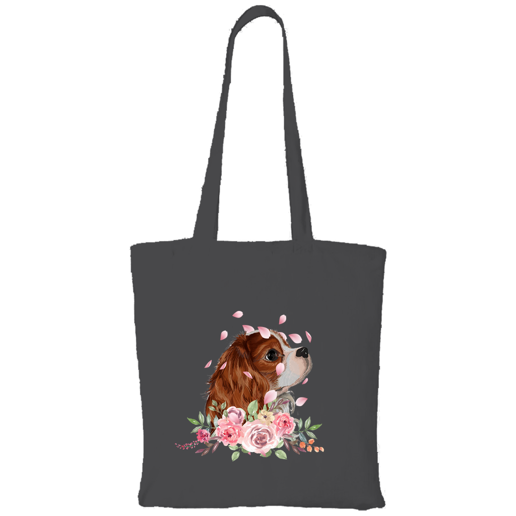 Flower Cavalier King Charles - Tragetasche