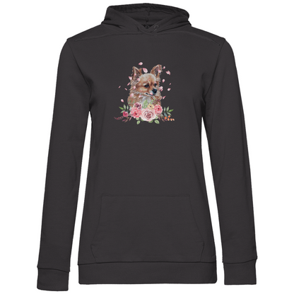 Flower Chihuahua - Hoodie für Damen