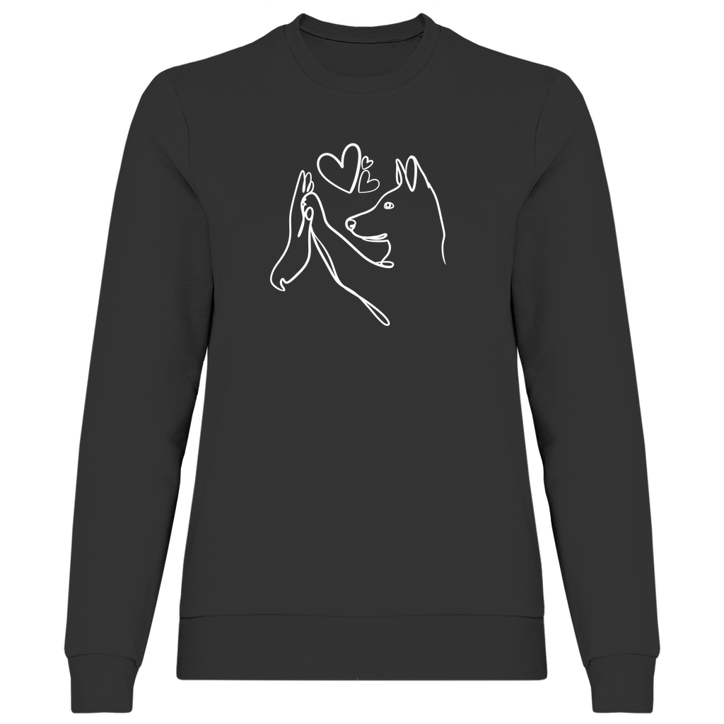 Wahre Liebe Stehohren - Sweatshirt für Damen