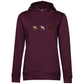 Pferde Trio - Bio-Hoodie für Damen