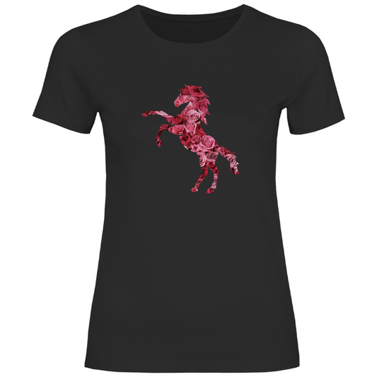 Rosen - T-Shirt für Damen