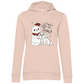 Let it snow- Bio-Hoodie für Damen-Weihnachten