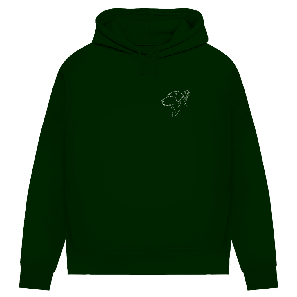 Paw & Flower Vibes - Bio-Hoodie für Damen