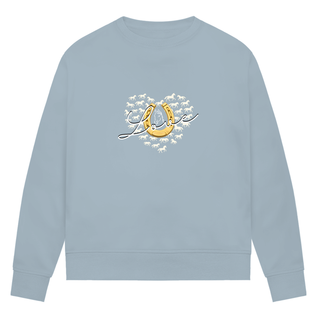 Hufeisenliebe - Bio-Sweatshirt für Damen