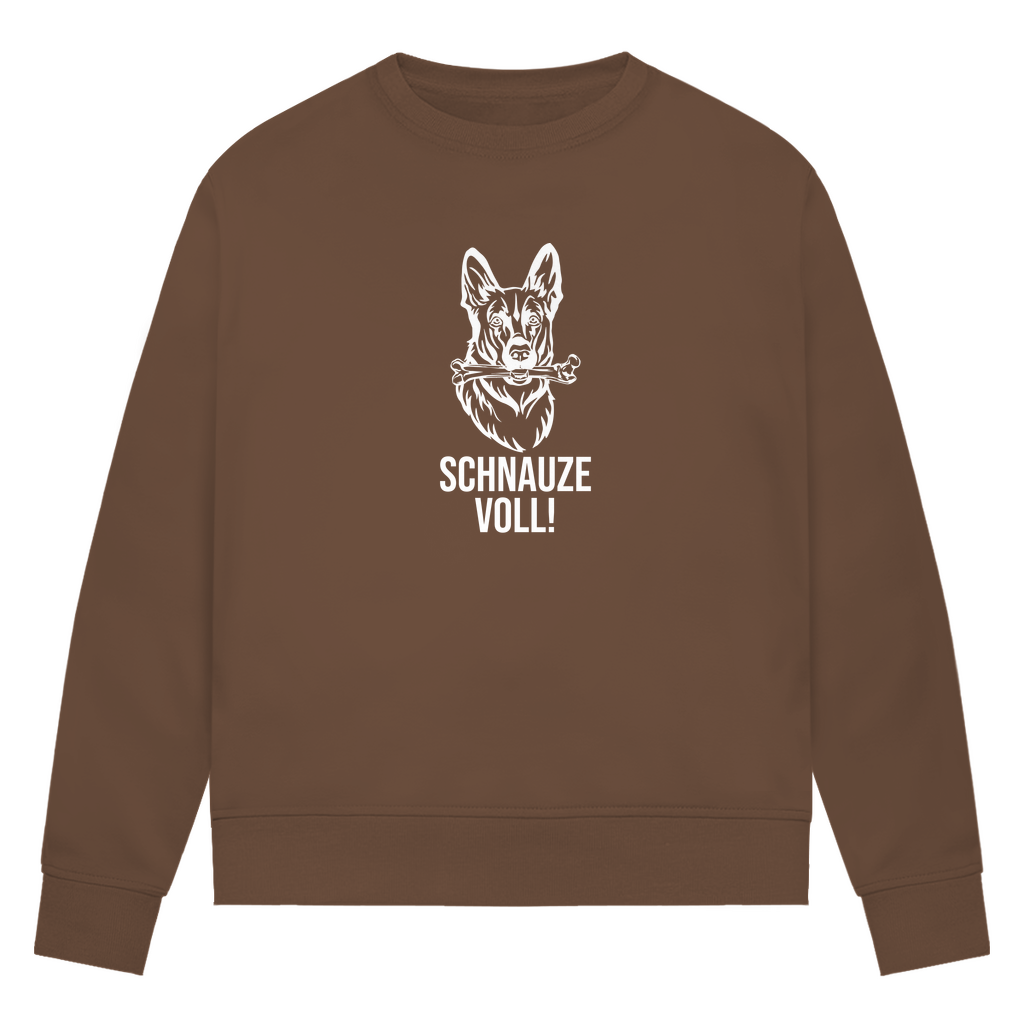 Schnauze Voll - Bio-Sweatshirt für Damen
