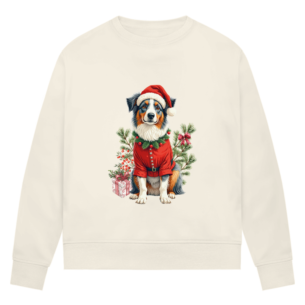Frohe Weihnachten - Bio-Sweatshirt für Damen