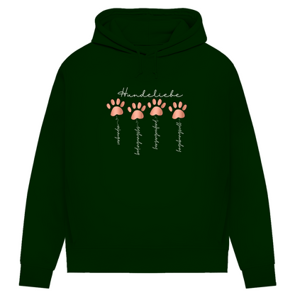 Hundeliebe - Bio-Hoodie für Damen