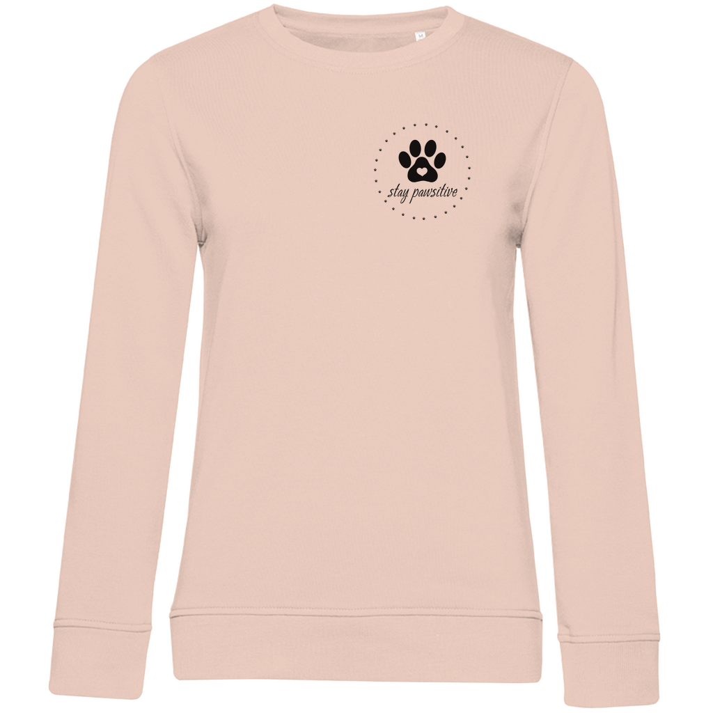 Stay Pawsitive - Bio-Sweatshirt für Damen