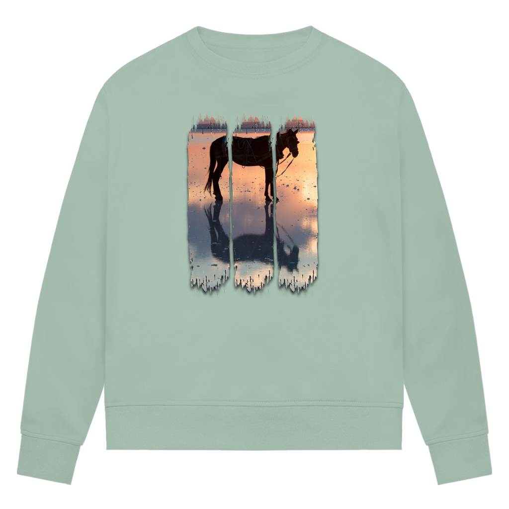 Magic Sunset - Bio-Sweatshirt für Damen