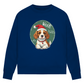 Wuff und Weihnachten - Bio-Sweatshirt für Damen