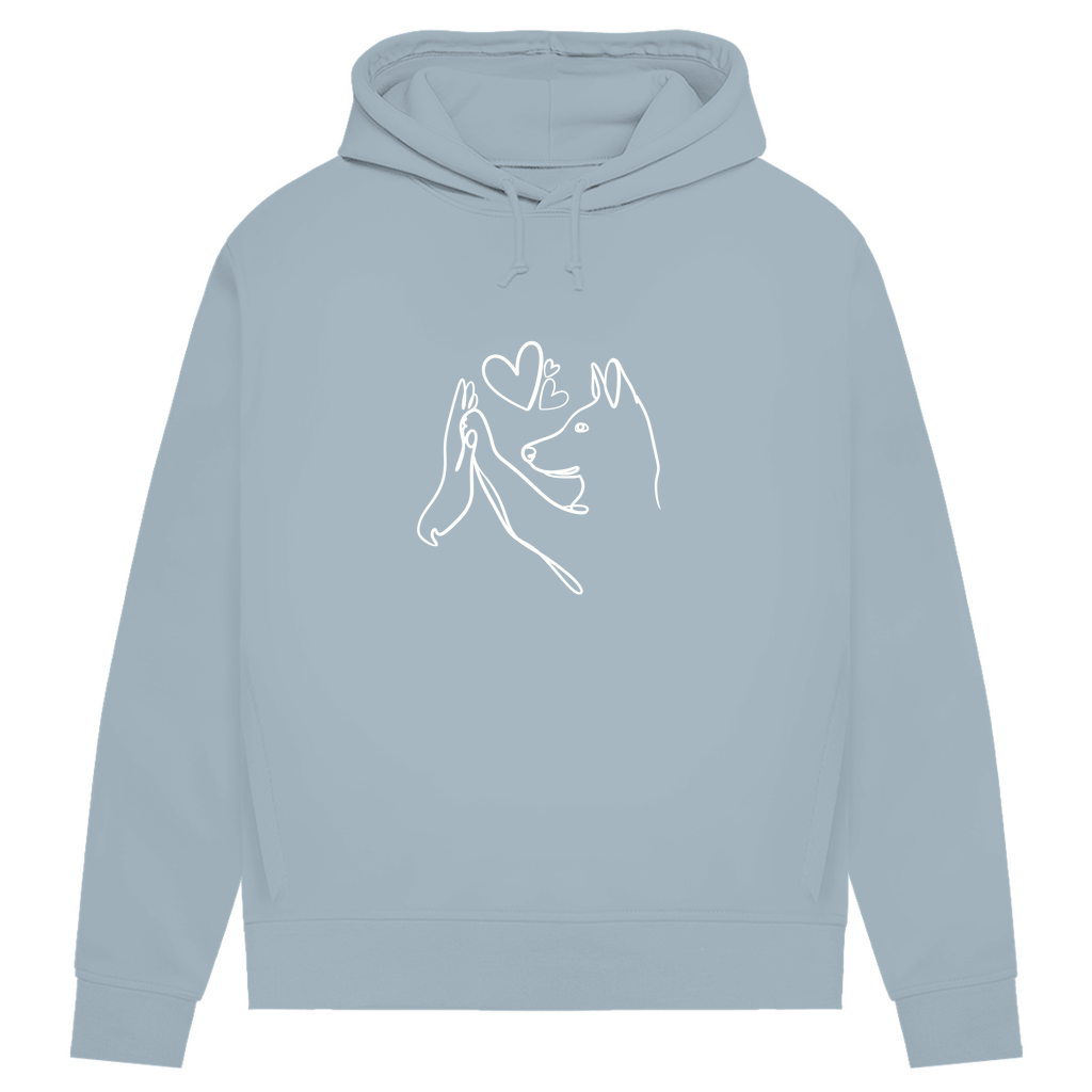 Wahre Liebe Stehohren - Bio-Hoodie für Damen