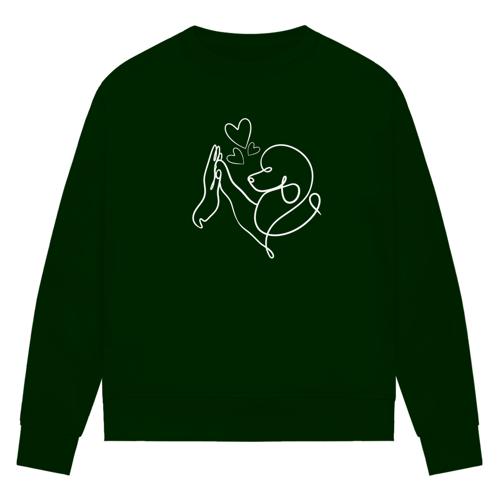 Pudelliebe - Bio-Sweatshirt für Damen