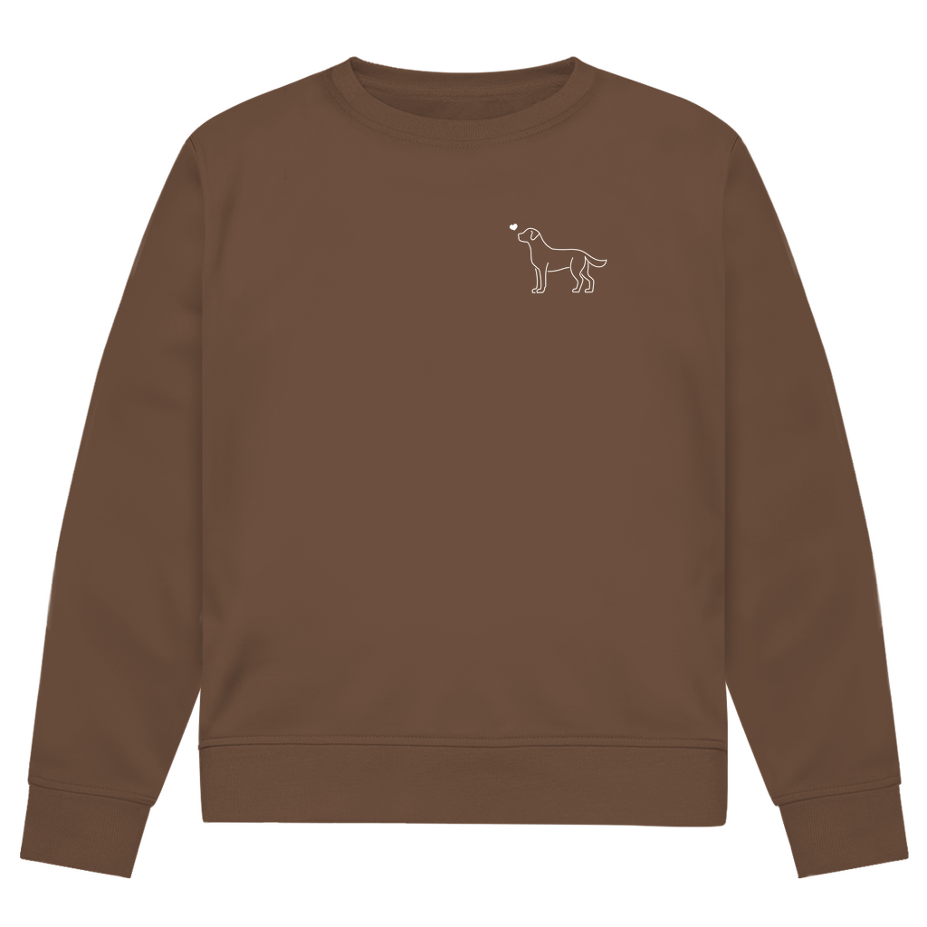 Labrador mit Herz - Bio-Sweatshirt für Herren