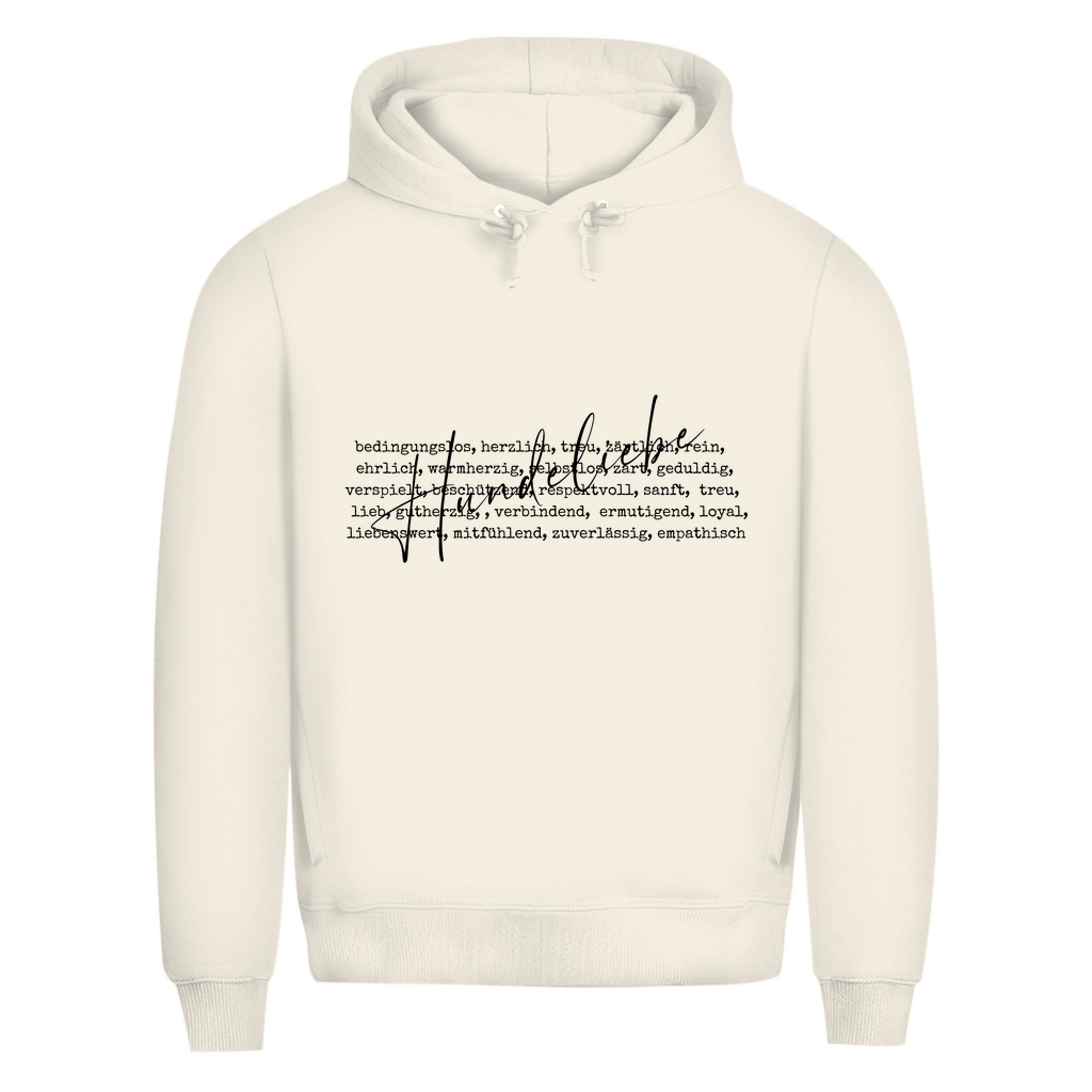 Hunde Liebe ist... - Bio-Hoodie für Herren