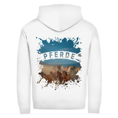Wild & Frei - Zipper-Hoodie Unisex | Rückendruck