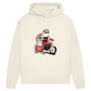 Biker Santa- Bio-Hoodie für Damen