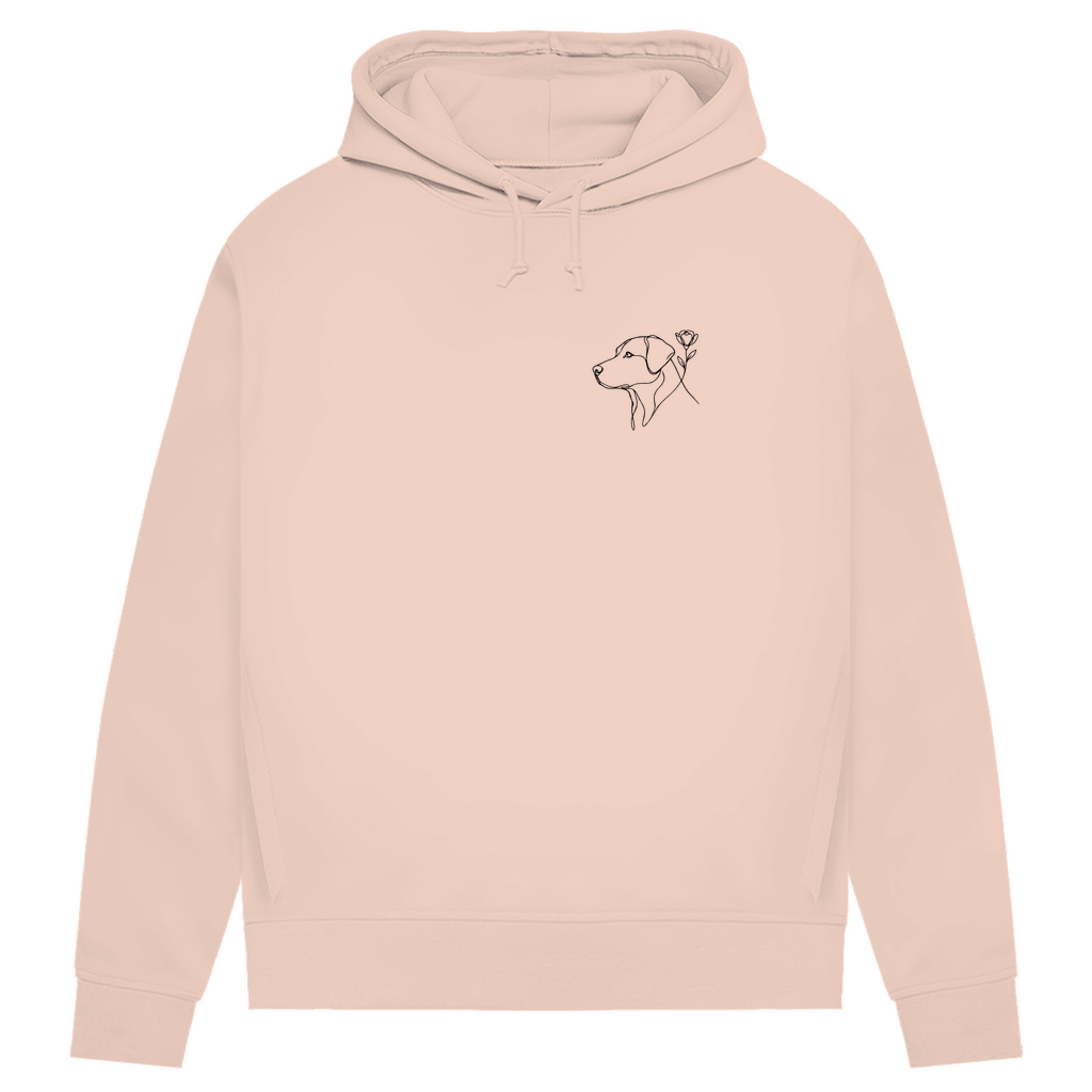 Paw & Flower Vibes - Bio-Hoodie für Damen