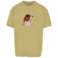 Flower Cavalier King Charles - Oversize T-Shirt - Unisex