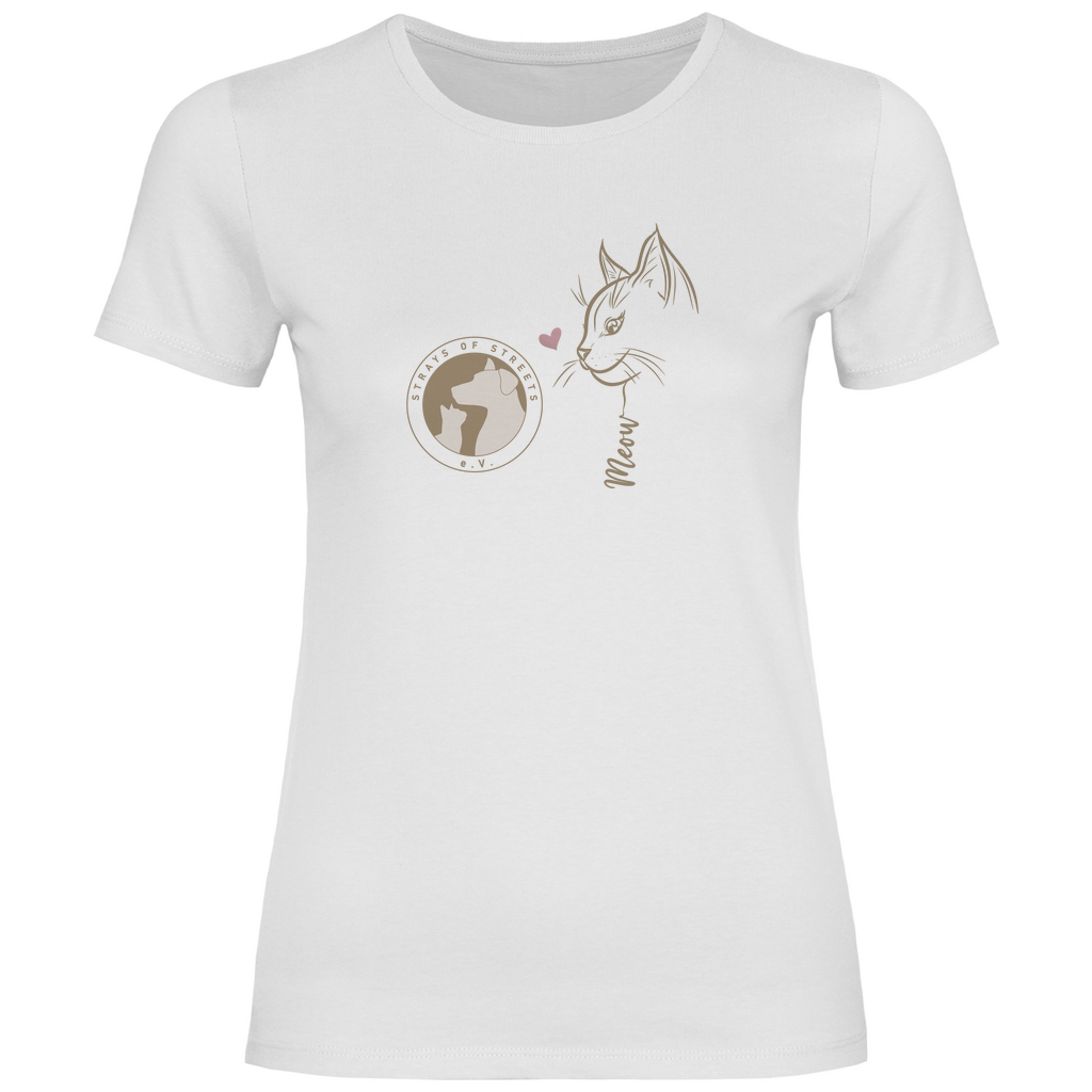 Strays of Streets - Meow - T-Shirt für Damen