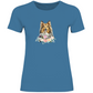 Flower Sheltie - T-Shirt für Damen